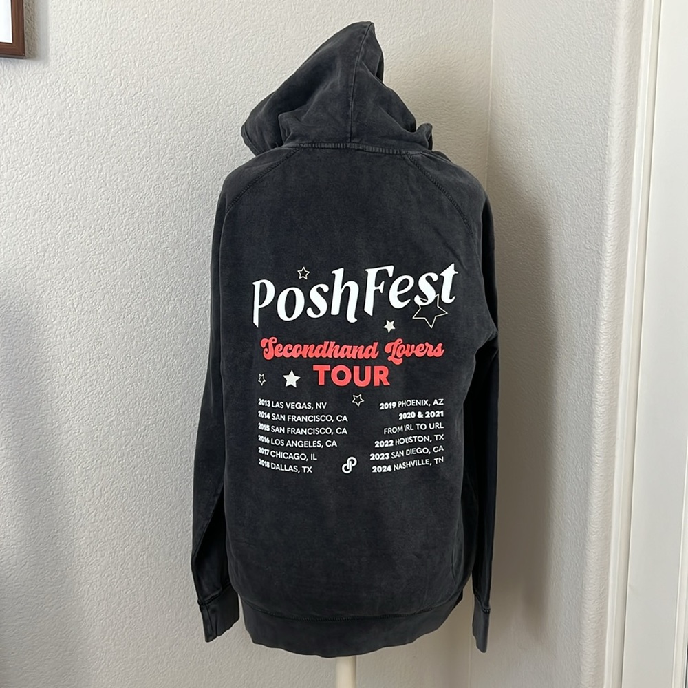 PoshFest 2024 Exclusive Secondhand Lovers Tour Hoodie NEW - Picture 5 of 7